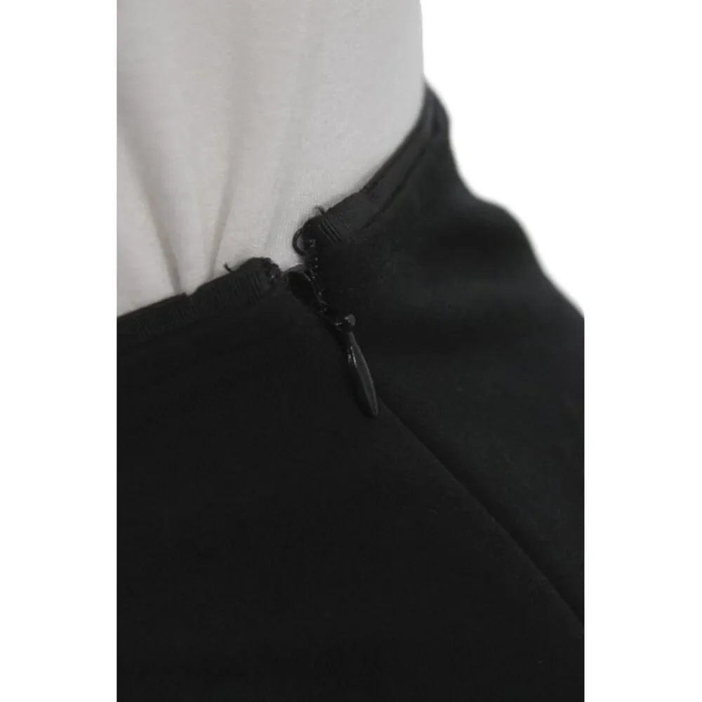 Everlane Womens Maxi Skirt Black Cotton Solid Zip Classic Size S